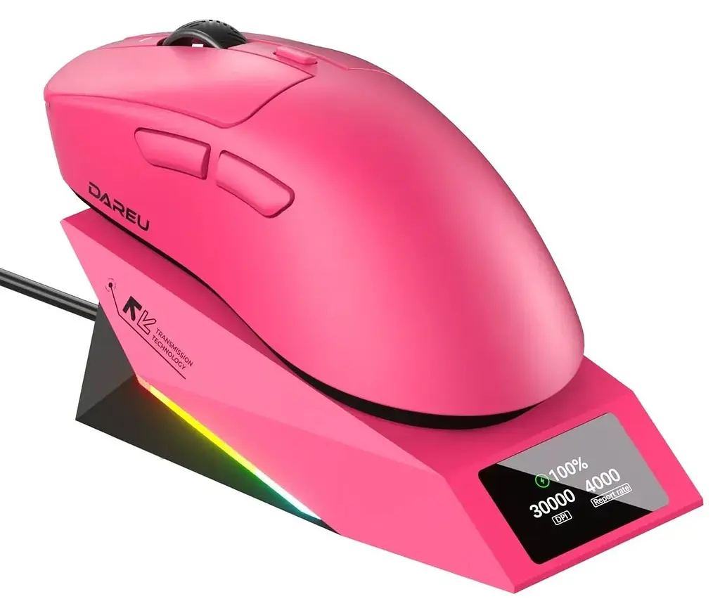 Миша DAREU AE7 Pro (8K) Magenta (MS-AE7P-MGN) - фото 3