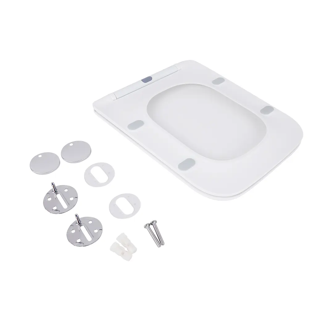 Сидіння для унітаза Qtap (Tern) з мікроліфтом Slim QT99HXU10W, Білий - фото 5