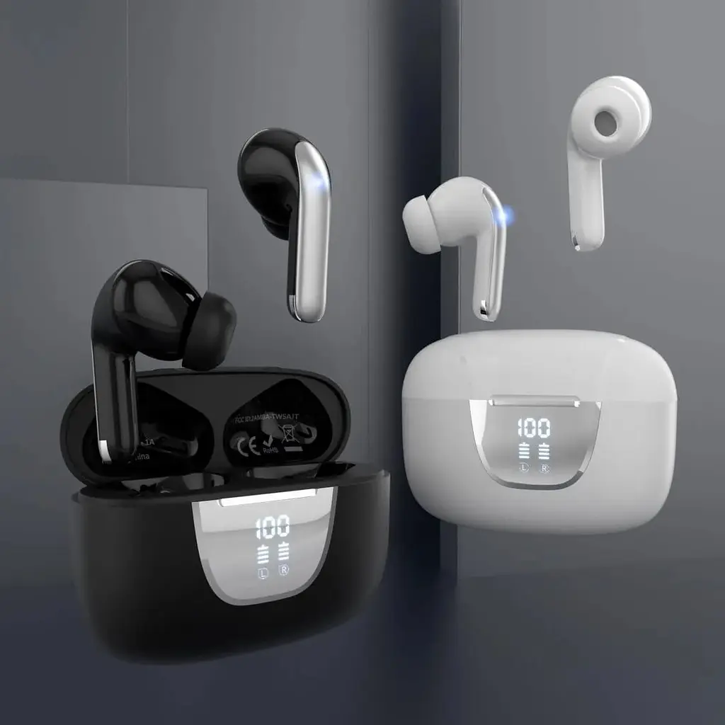Бездротові навушники S42 TWS зі світлодіодним дисплеєм Bluetooth - фото 6