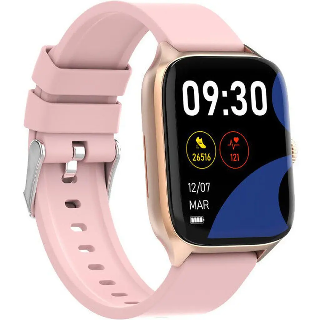 Смарт годинник Gelius Pro GP-SW012 (Amazwatch GTS) Gold Rose - фото 3