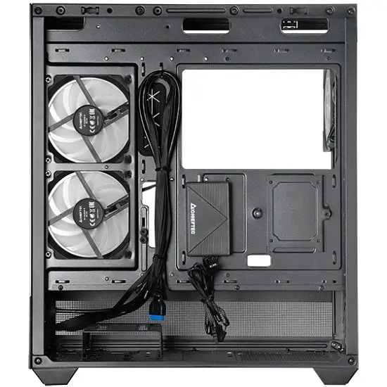 Корпус Chieftec VISTA GT-01B-OP 3x120mm A-RGB, ATX, без Блок живлення, Чорний - фото 4