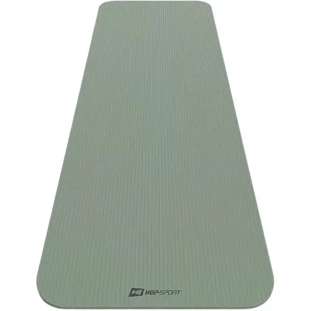 Коврик для йоги Hop-Sport HS-NB015GM NBR 1.5 см оливковый - фото 9