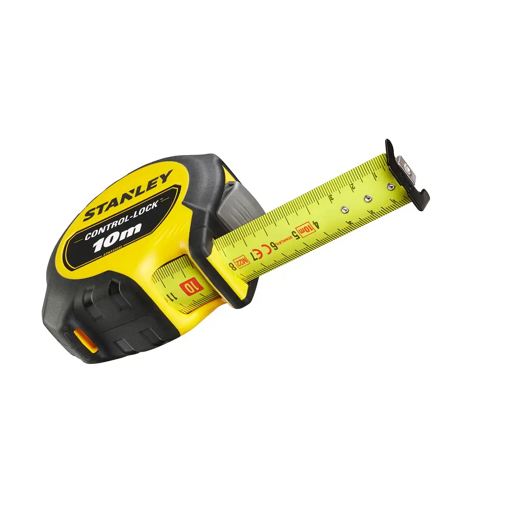 Рулетка Stanley Control-Lock с двойной шкалой 10 м х 25 мм (STHT37233-0) - фото 4
