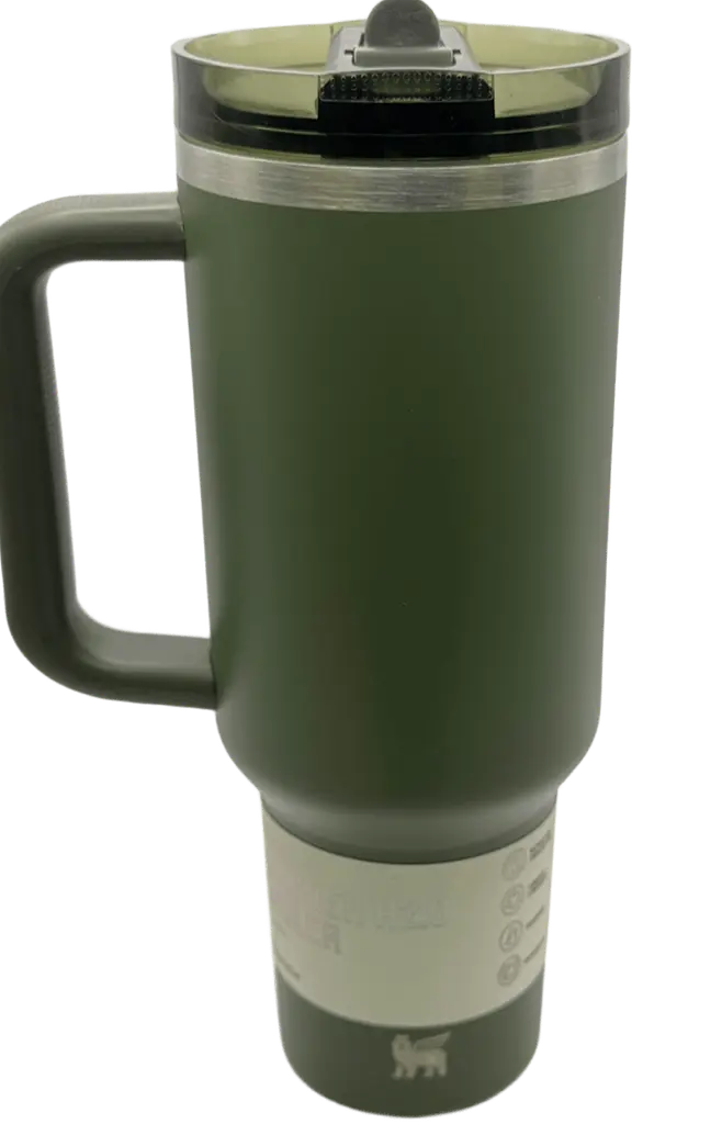 Термос термочашка Stanley Quencher ProTour Flip Straw Tumbler з нержавіючої сталі Олива 1,18 л KT7001974 - фото 10