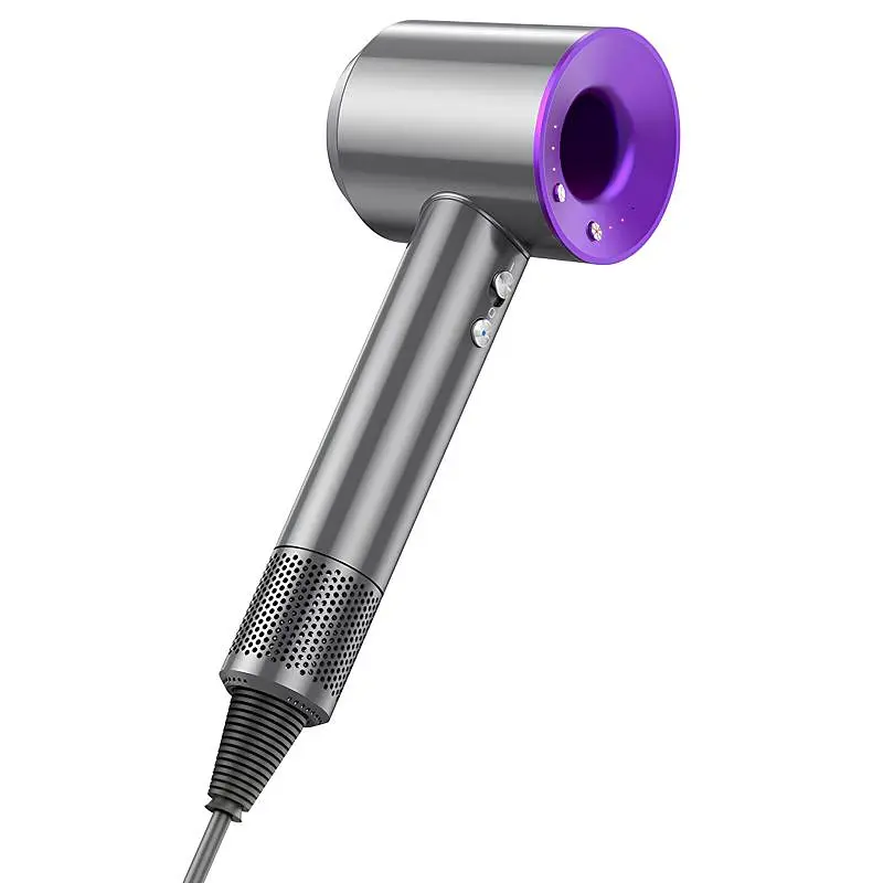Фен для волосся Hoco HP11 Plus з негативною іонізацією (1600W) Purple - фото 2