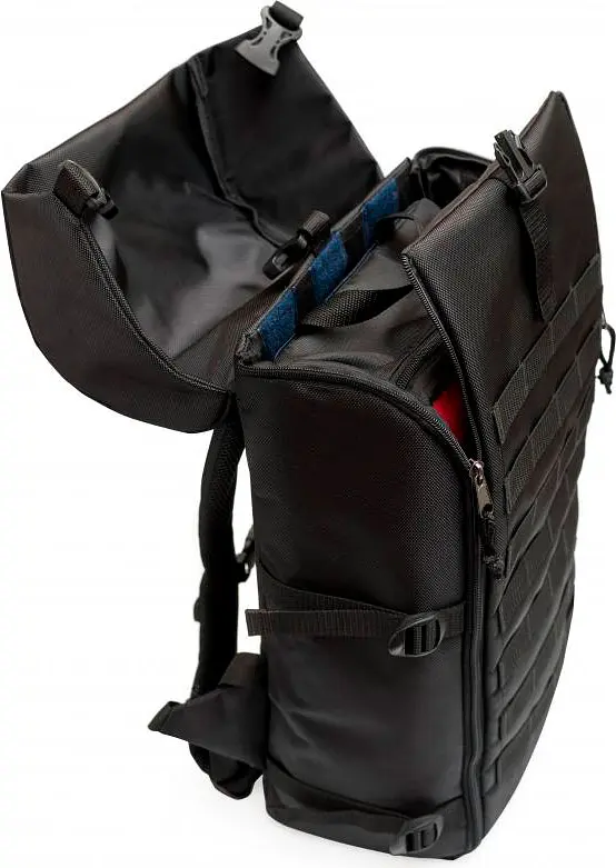Рюкзак туристический Vinga Travel Medical Backpack Oxford 1680D + 3 bags Black (VTMBPB3B) [87975] - фото 6