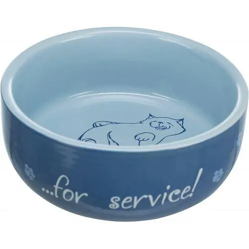 Миска Trixie Thanks for Service для котів керамічна 11 см 300 мл - фото 2