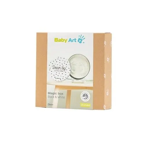 Магическая коробочка Baby Art Отпечаток, круглая, бело-черная (3601091080) - фото 7