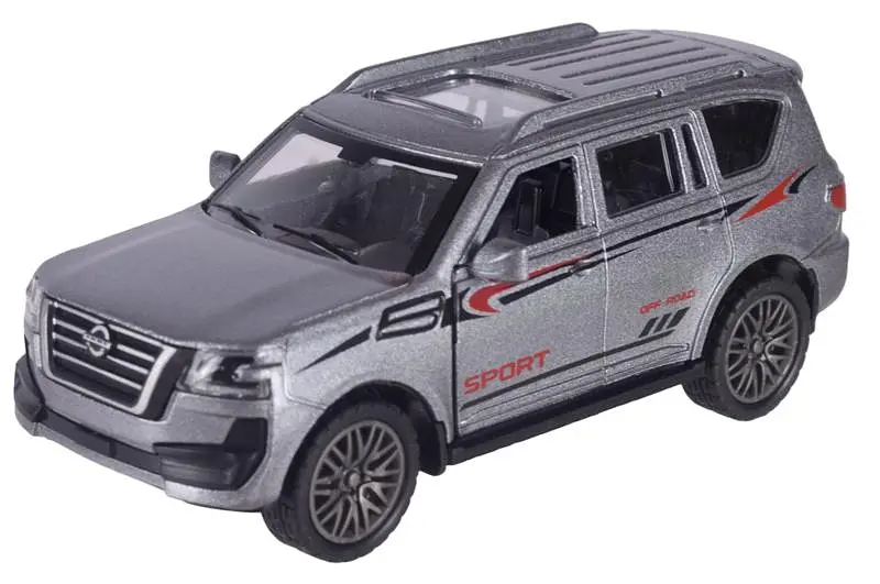Іграшкова машинка позашляховик Nissan Patrol 1:32 Автопром AP74181, 3 кольори, коробка р.15x8x7см - фото 3