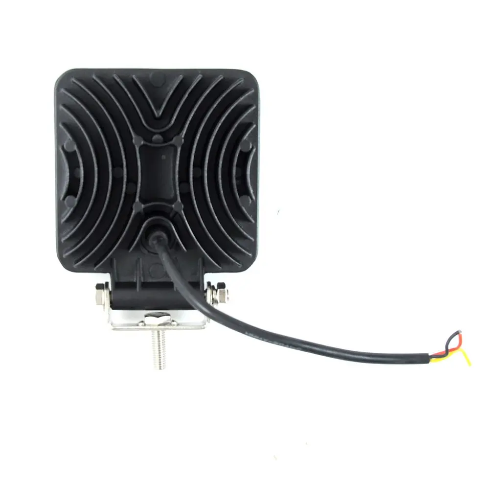 Світлодіодна додаткова LED фара 48W (3W x 16) 10-30V 105x105x35 mm Дальний ДХО (4063) - фото 2