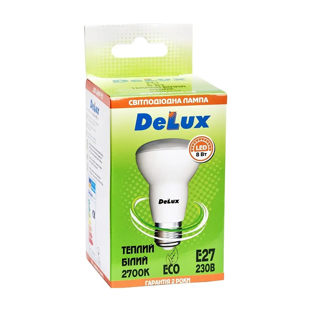 Лампочка Delux FC1 8 Вт R63 2700K 220В E27 (90001459) - фото 2