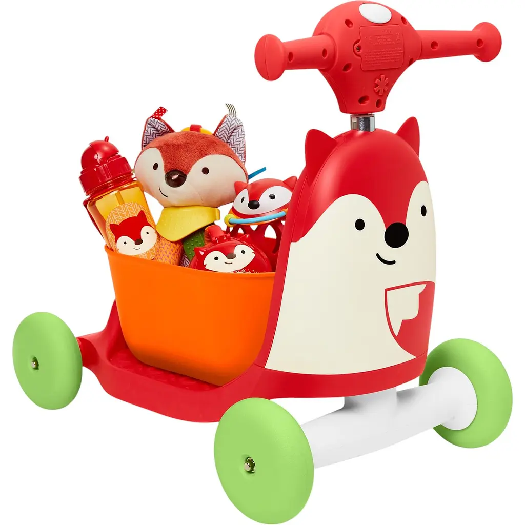 Самокат-толокар Skip Hop Zoo 3 в 1 Лисиця (184350) - фото 4