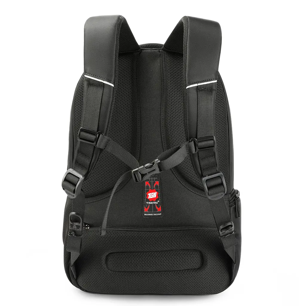 Рюкзак Tigernu T-B3105-3A з відсіком для ноутбука 15.6" та кодовим замком 22 л Black (16218) - фото 4