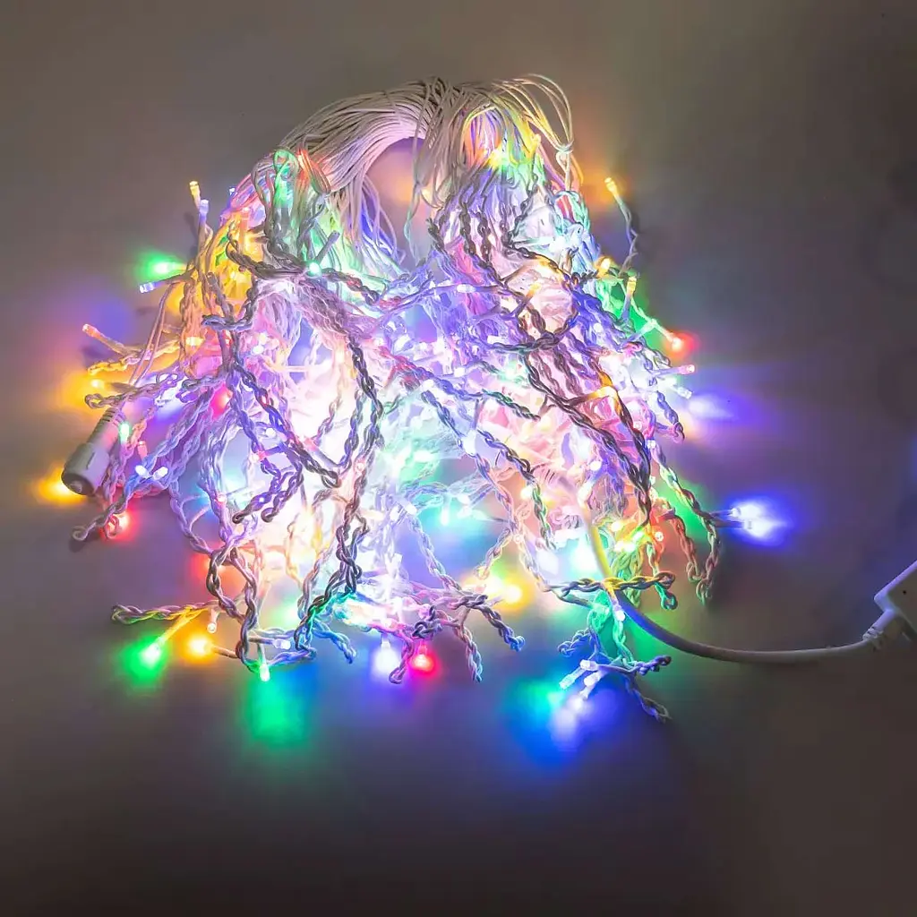 Гирлянда GarlandoPro Бахрома уличная 390 LED 20 м от сети, мультиколор (20MWML) - фото 10