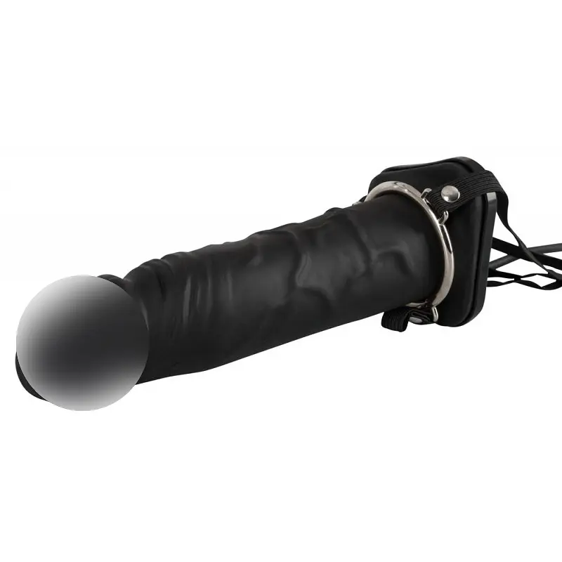 Страпон с подкачкой Strapon Penis Pump черного цвета Orion 61325130400000 22233 - фото 4