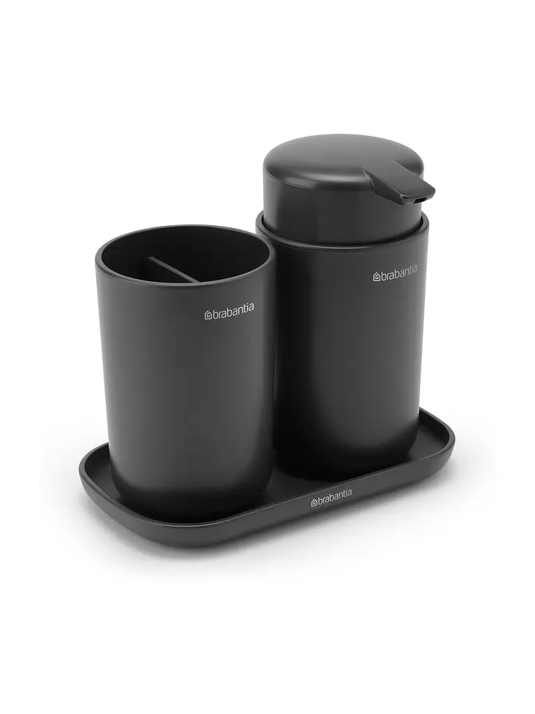 Набір Brabantia ReNew для ванної кімнати 3 предмети темно-сірий (280368) - фото 2