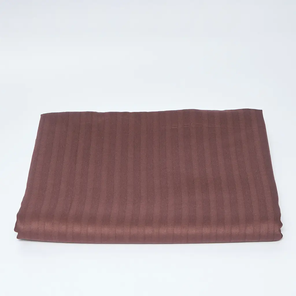 Простынь Moon&Star Warm Espresso Satin Stripe Gold Люкс 150х220 см (MS-860000261) - фото 2