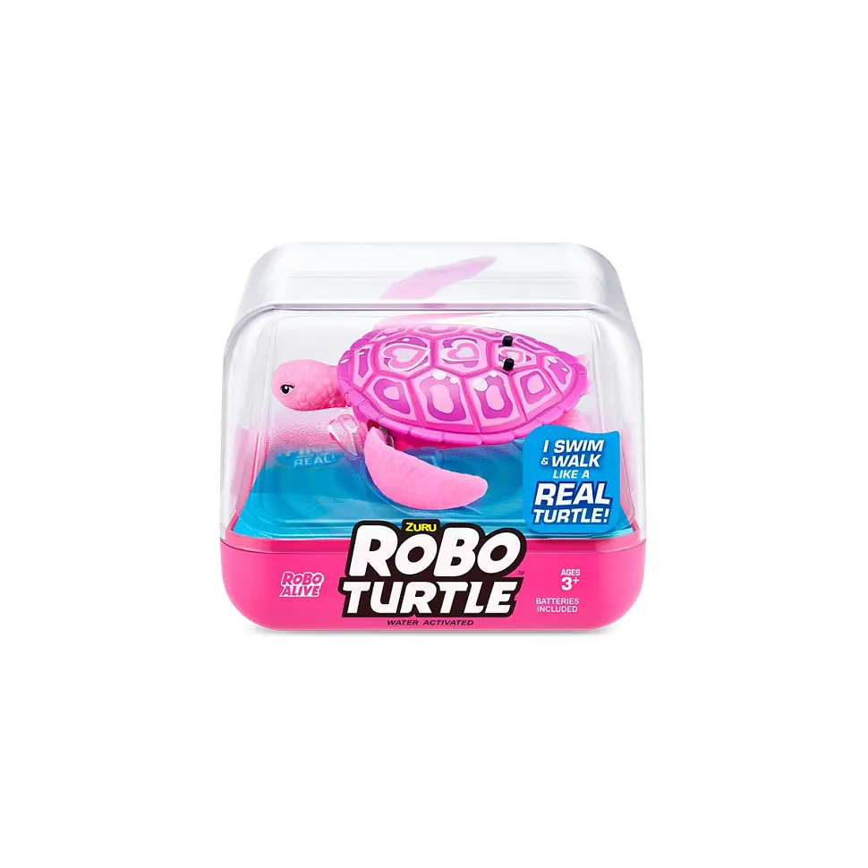 Інтерактивна іграшка РОБОЧЕРЕПАХА Pets Robo Alive 7192UQ1-2 фіолетова - фото 3