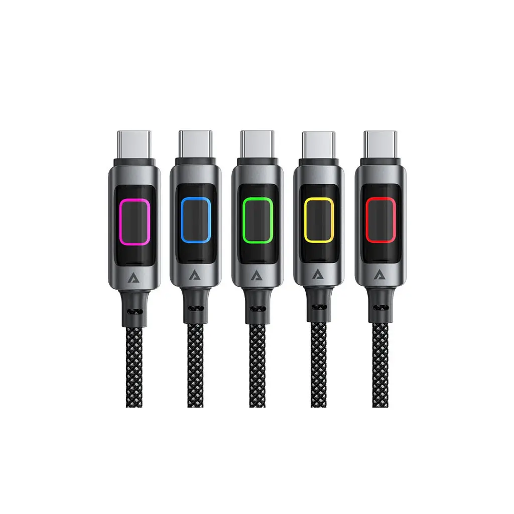 Дата кабель USB 2.0 AM to USB-C 1.2m 60W black Acefast (6974316284673) - фото 5