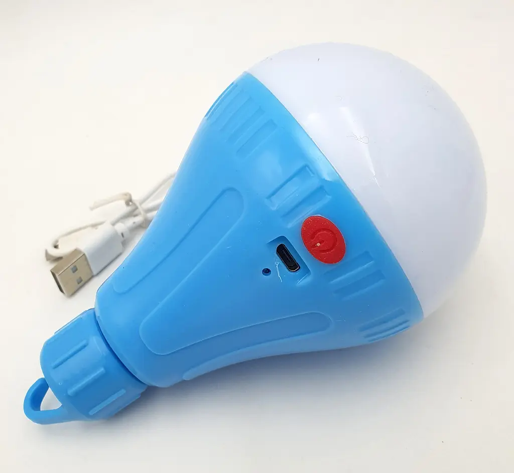 Кемпінгова LED лампа 30W акумуляторна знімна 18650 1200mAh світильник з гачком ліхтар світильник 15х8см UKC V09 - фото 3