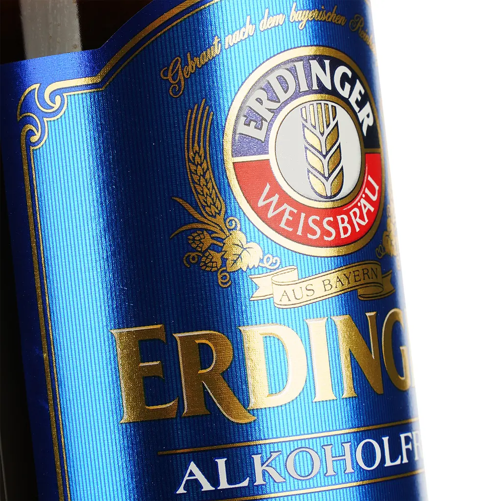 Уценка. Пиво безалкогольное Erdinger Alkoholfrei светлое 0.33 л - фото 3