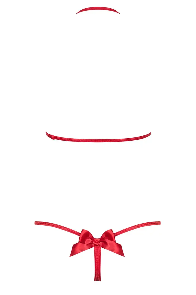 Боді Obsessive Giftella L/XL червоний - фото 6