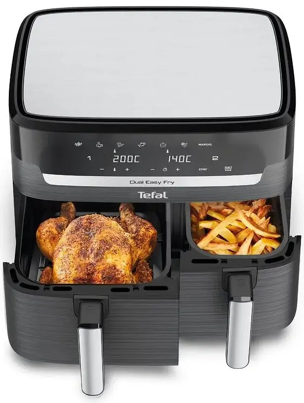 Мультипечь Tefal Dual Easy Fry&Grill Air Fryer EY905B10 - фото 5
