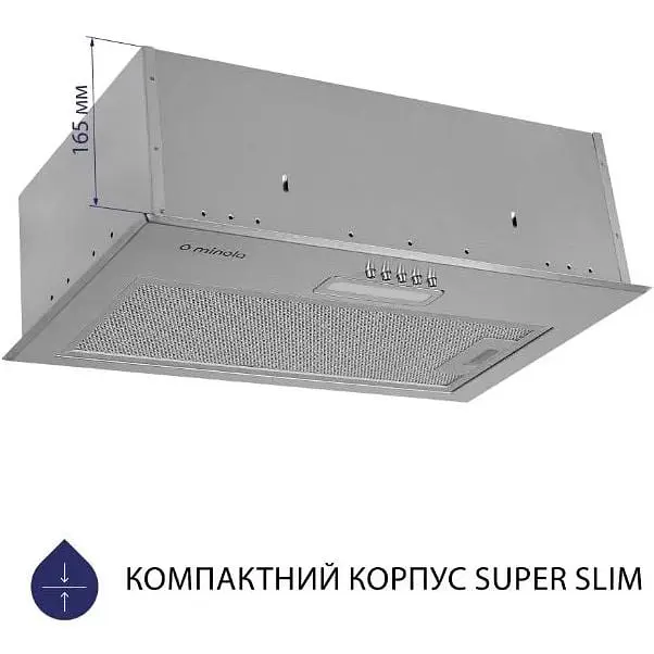 Витяжка вбудована Minola HBI 5214 I 700 LED - фото 2