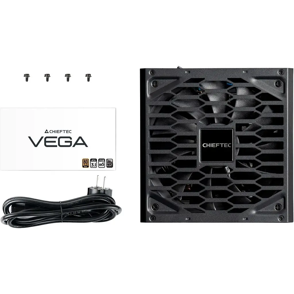Блок живлення Chieftec Vega 750W 80+ Gold (PPG-750-S) Black - фото 7