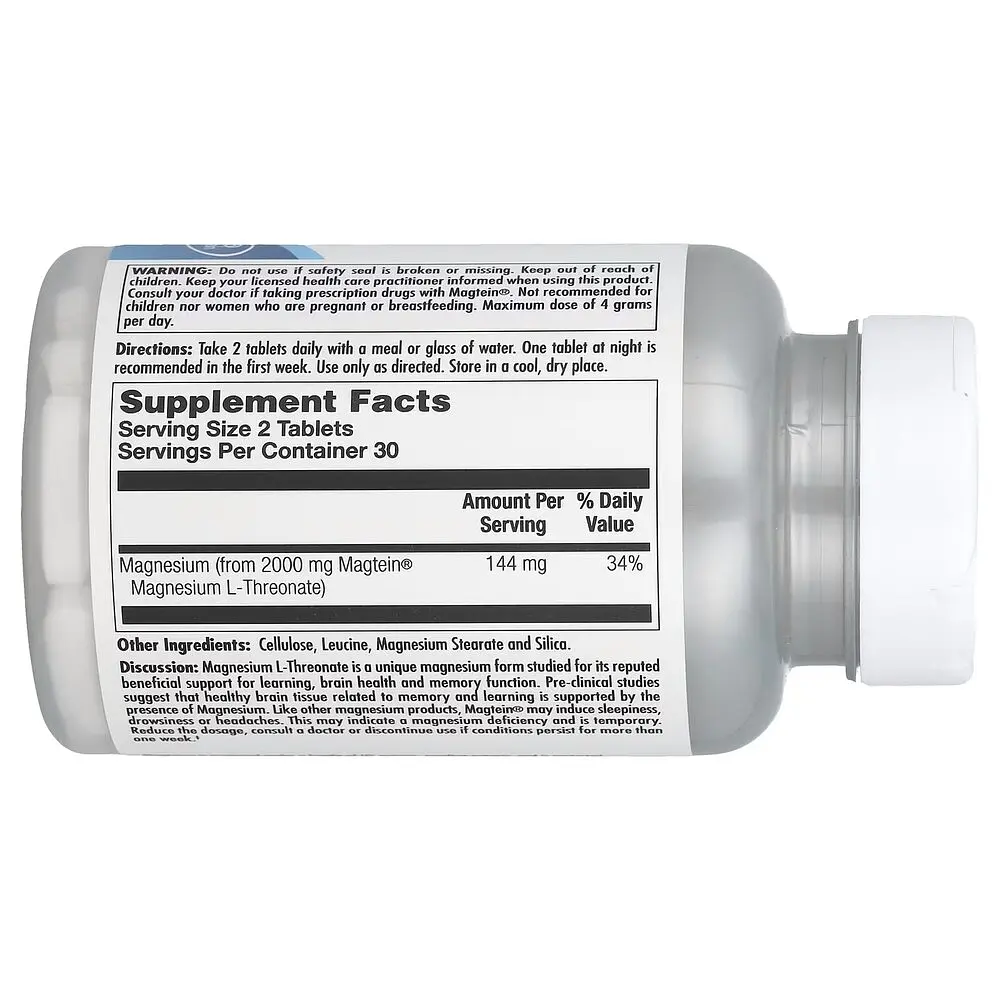 Магний L-трионат KAL Think Magnesium L-Threonate, 60 таблеток - фото 2