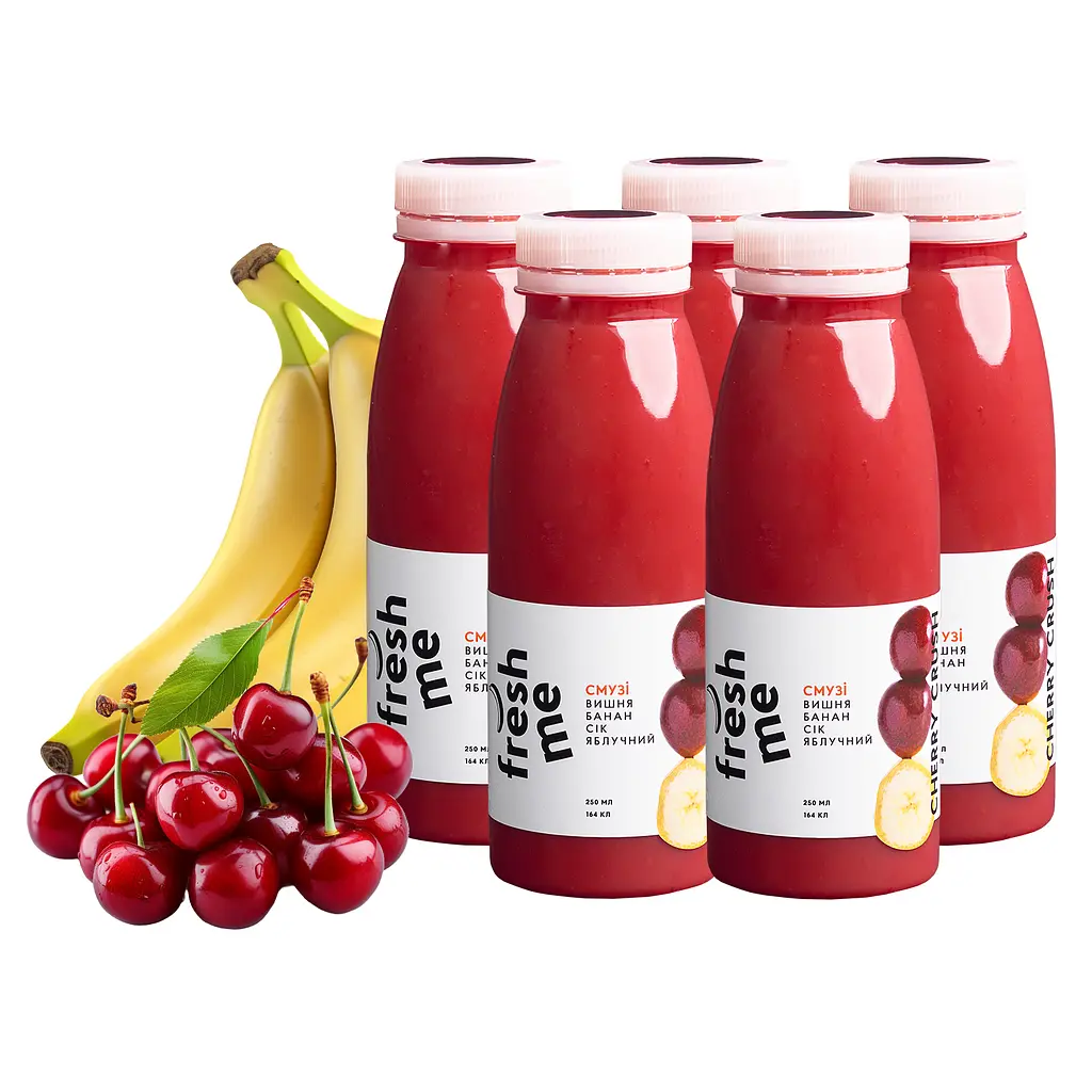 Смузи FreshMe Berry Collection ягодная коллекция Набор 250 мл х 14 шт - фото 3