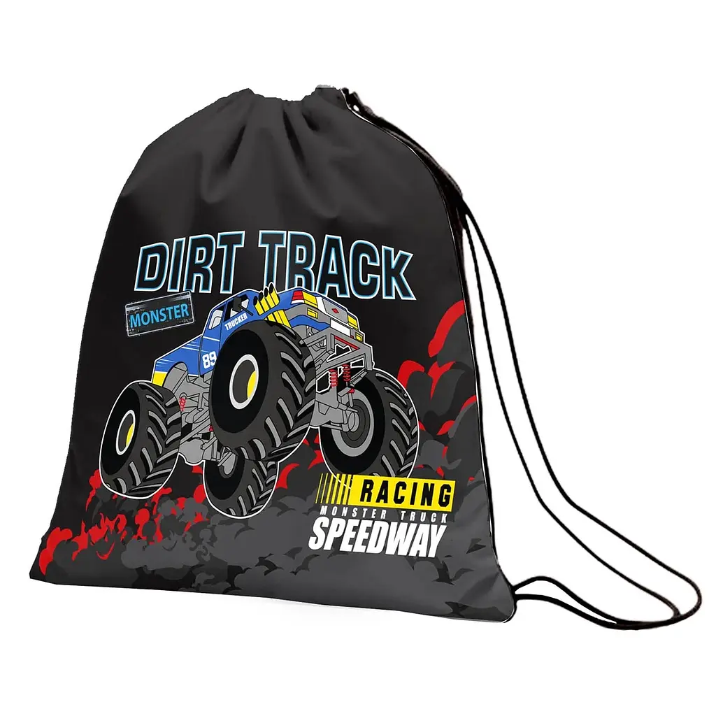 Сумка для взуття 1Вересня SB-10 Monster Track, чорний (552587) - фото 2