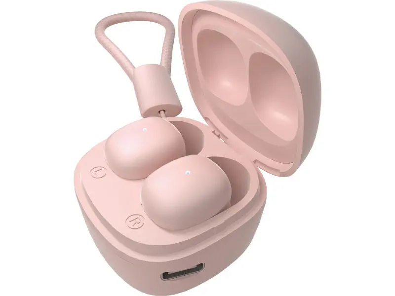 Навушники TWS Ergo BS-530 Twins Nano 2 Pink (BS-530P) - фото 2