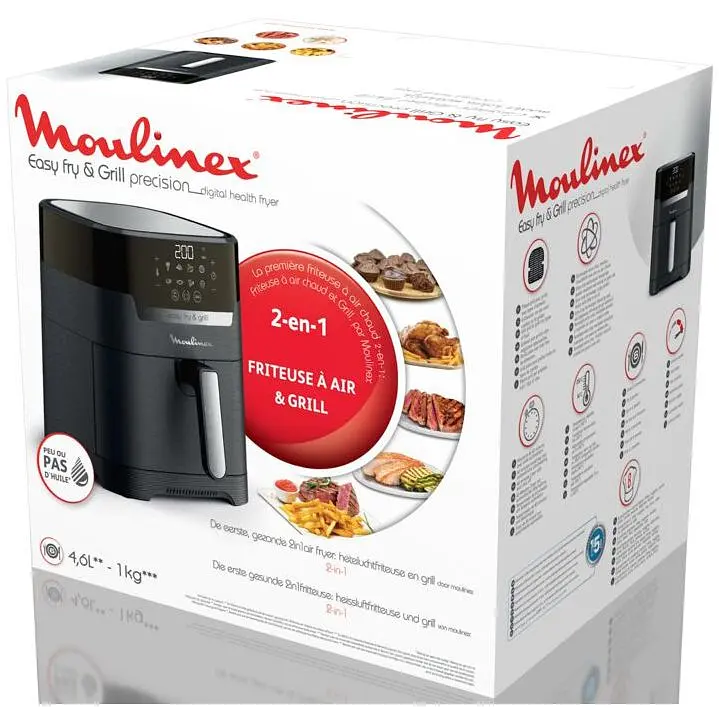 Мультипіч Moulinex EasyFry&Grill Precision 1550 Вт чорна (EZ505810) - фото 3