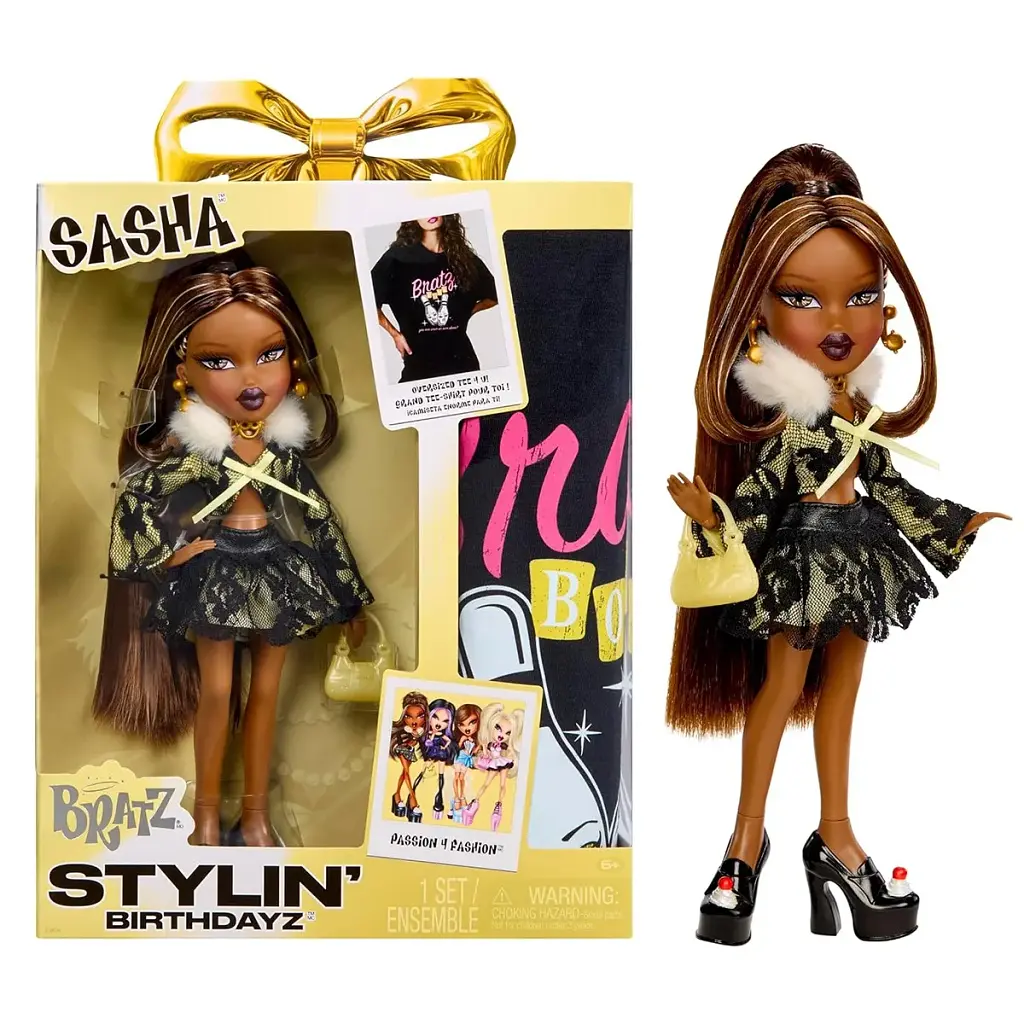 Ігровий набір з лялькою BRATZ серії "Stylin' Birthday" — САША (з аксес.)