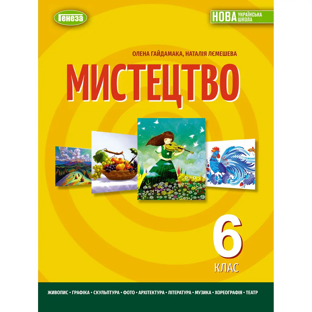 Мистецтво 6 клас - Олена Гайдамака