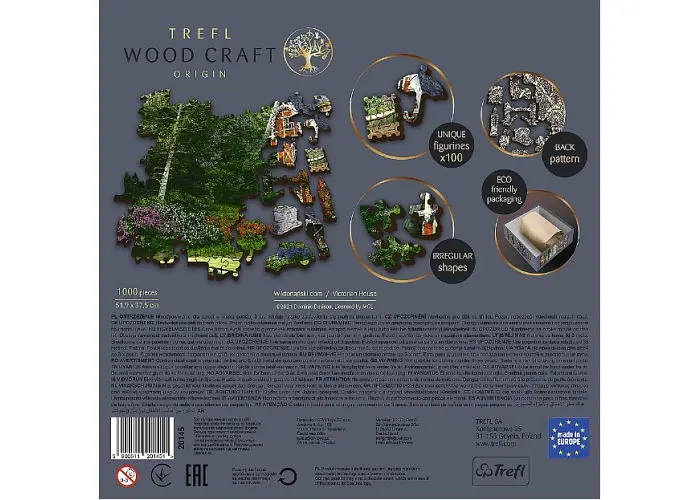 Пазл Trefl дерев'яний фігурний Вікторіанський будинок 1000 ел. (20145) - фото 6