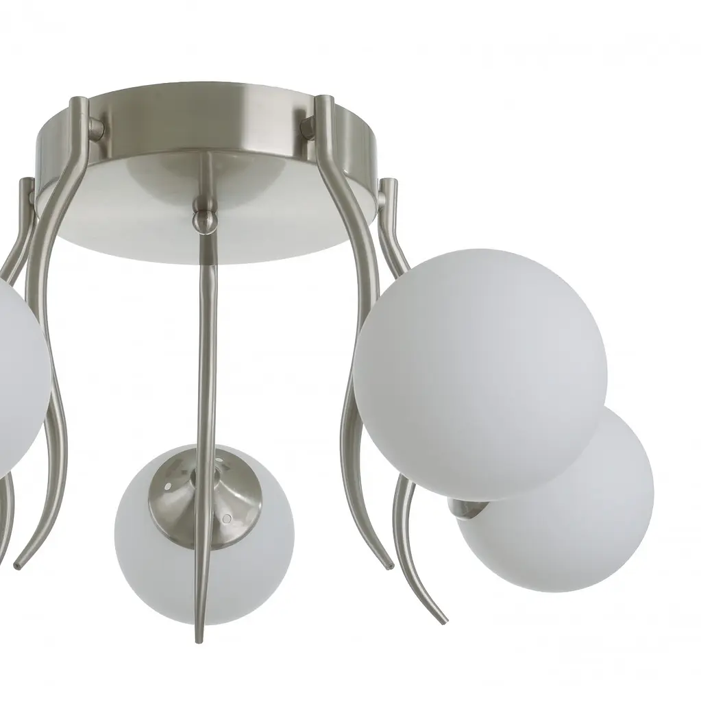 Люстра потолочная Brille E14 60W PN (BL-977C/5) - фото 2