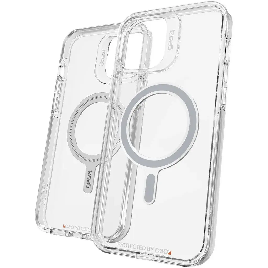 Оригинальный противоударный чехол Gear4 Crystal Palace MagSafe для iPhone 12 Pro Max (6.7") Clear (702007476) - фото 5