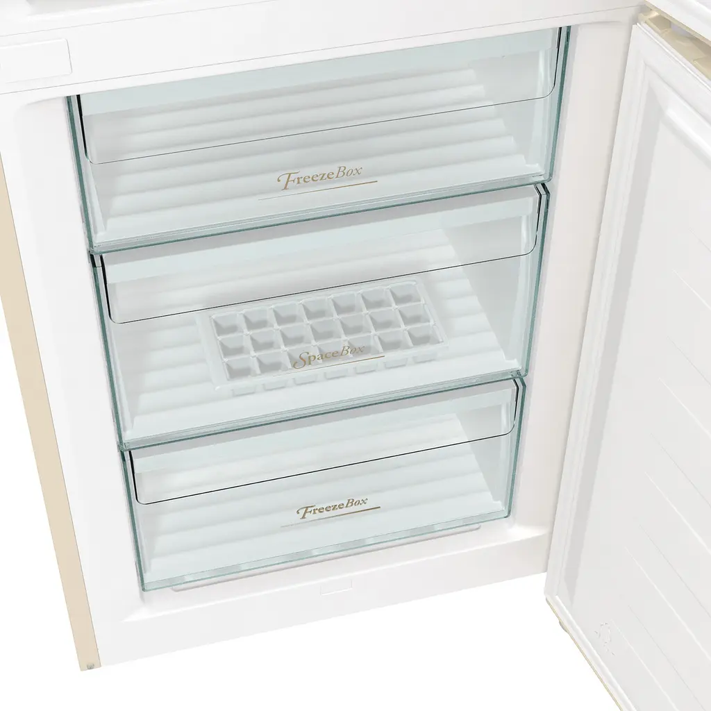 Холодильник Gorenje NRK6202CLI 200х60х60см 2 двери 235 (96) л А++ NF+ бежев (NRK6202CLI) - фото 9