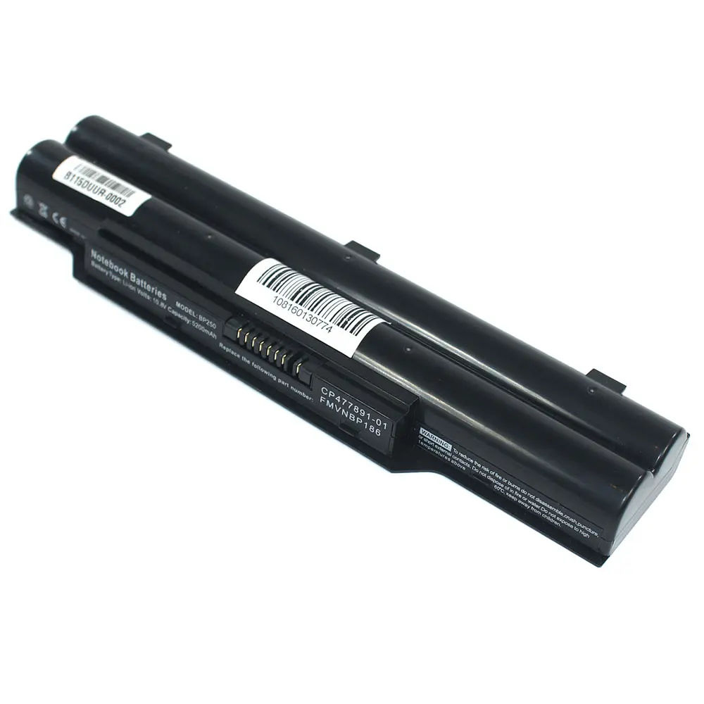 Акумулятор Fujitsu FPCBP250 (A530, A531, AH530, AH531, LH520, LH530, PH521) 10.8V 5200 mAh Black - фото 2