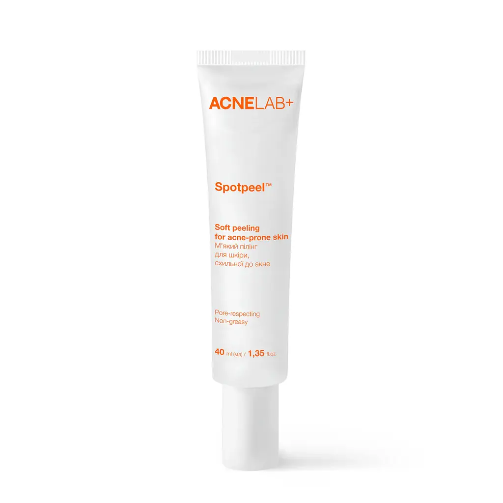 М'який пілінг для шкіри, схильної до акне Spotpeel Soft peeling for acne-prone skin ACNELAB+ 40 мл