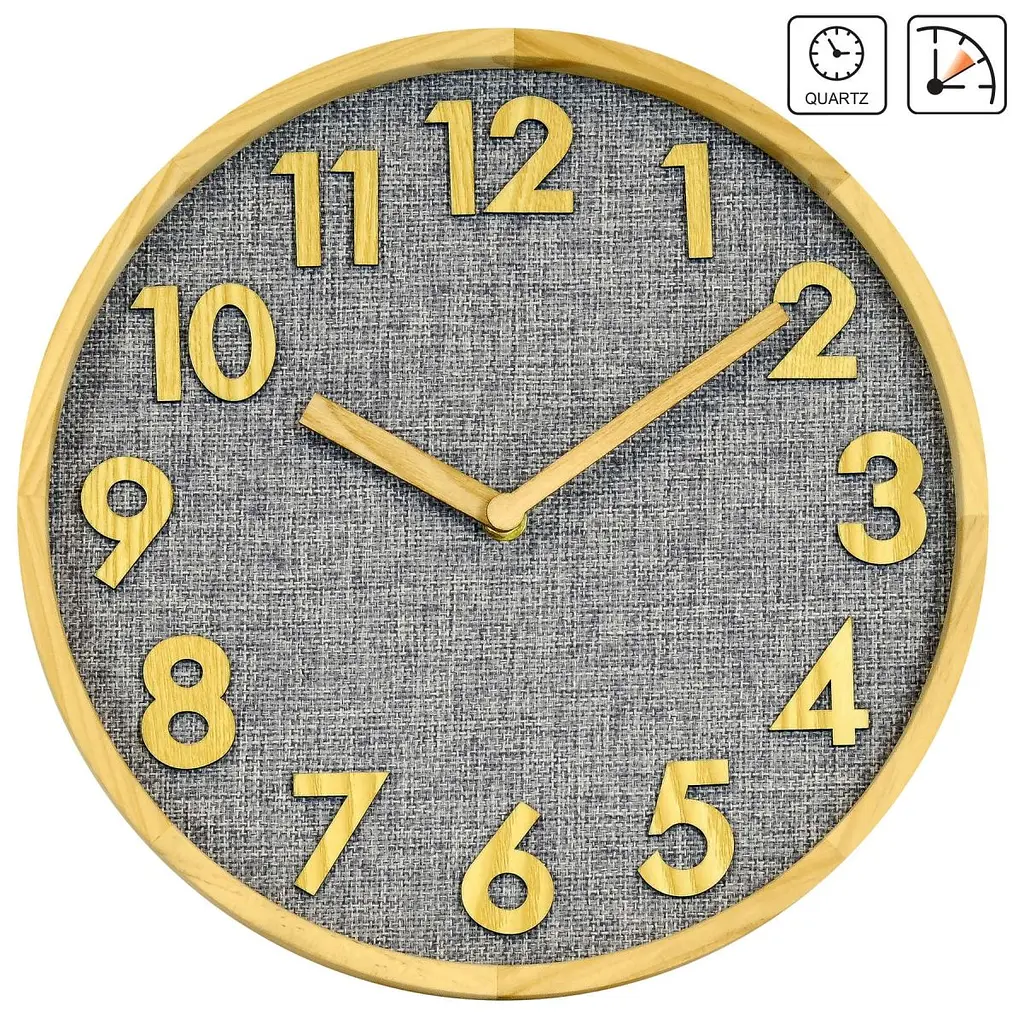 Годинник настінний Technoline WT7235 Grey/Brown (WT7235) - фото 2