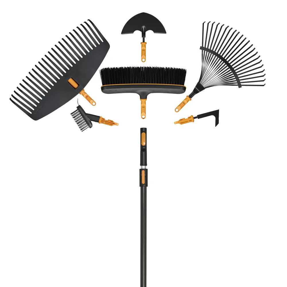 Ручка телескопічна алюмінієва Fiskars OneClick L, 220–400 см (1080672) - фото 4