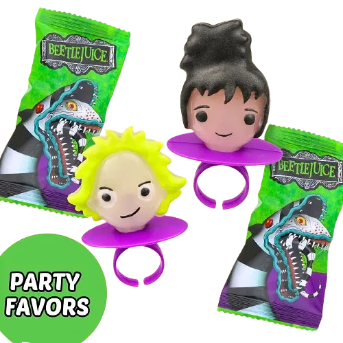 Льодяники у формі кілець Beetlejuice Lollipop Rings Box 20шт 240 г - фото 4