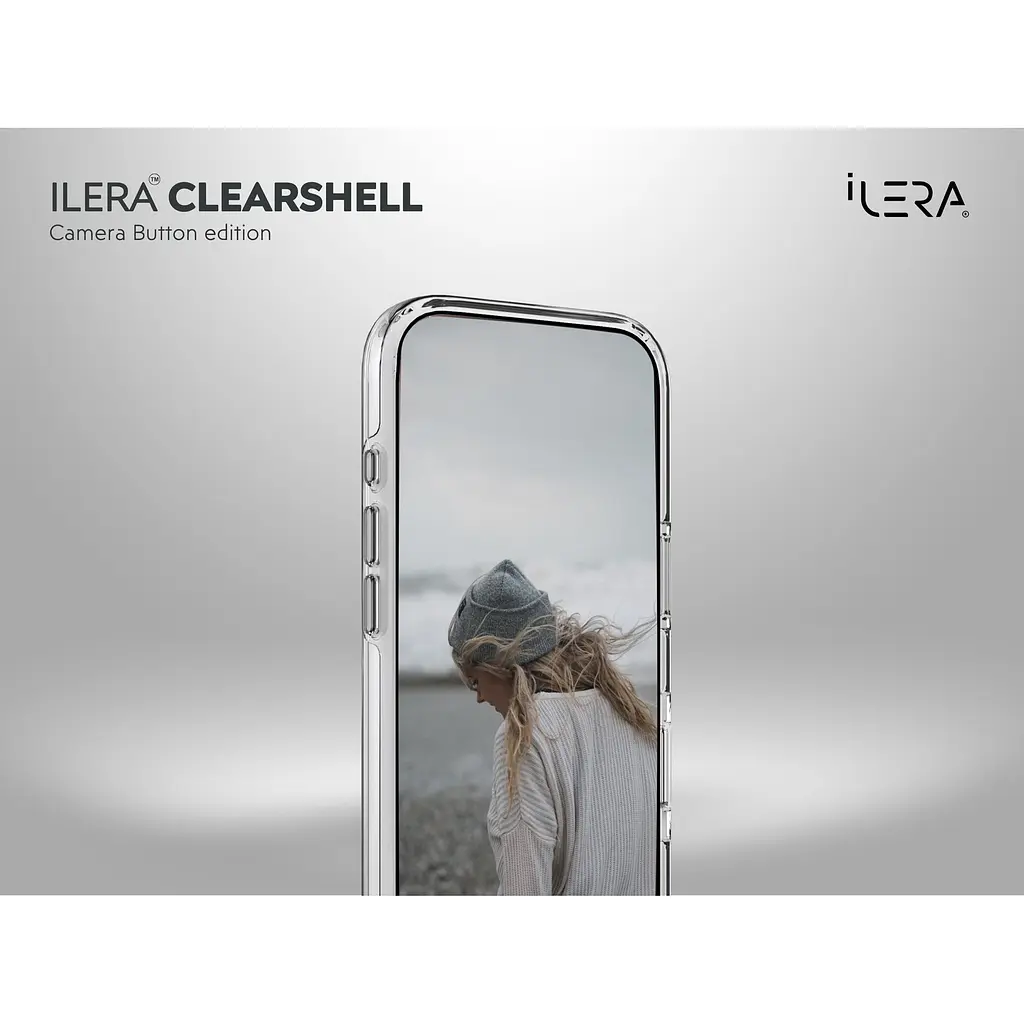 Чохол iLera ClearShell Camera Button with MagSafe для Apple iPhone 17 Transparent (ILHsCLCaB17) [150425] - фото 8