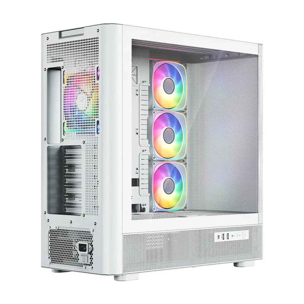 Корпус для ПК Modecom VOLCANO AQ500 ARGB LCD 6.2 (MC-A-AQ500-4FA-W) - фото 2