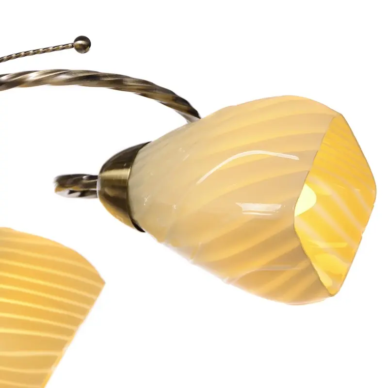 Люстра потолочная Brille классическая E27 60W BZ (LK-271C/6) - фото 2