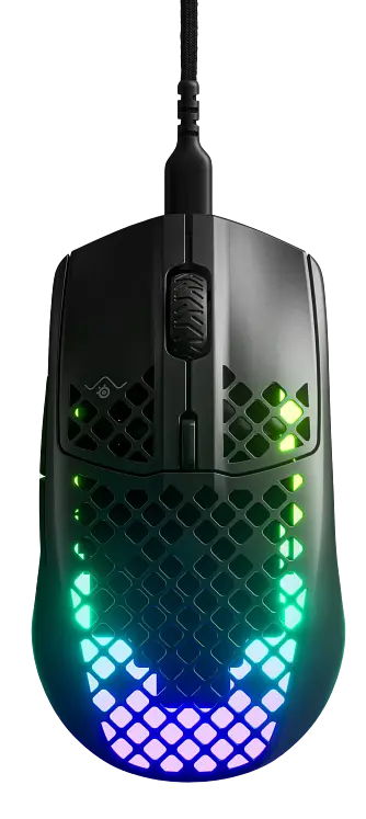 Миша SteelSeries Aerox 3 (2022) RGB Onyx Black (62611)
