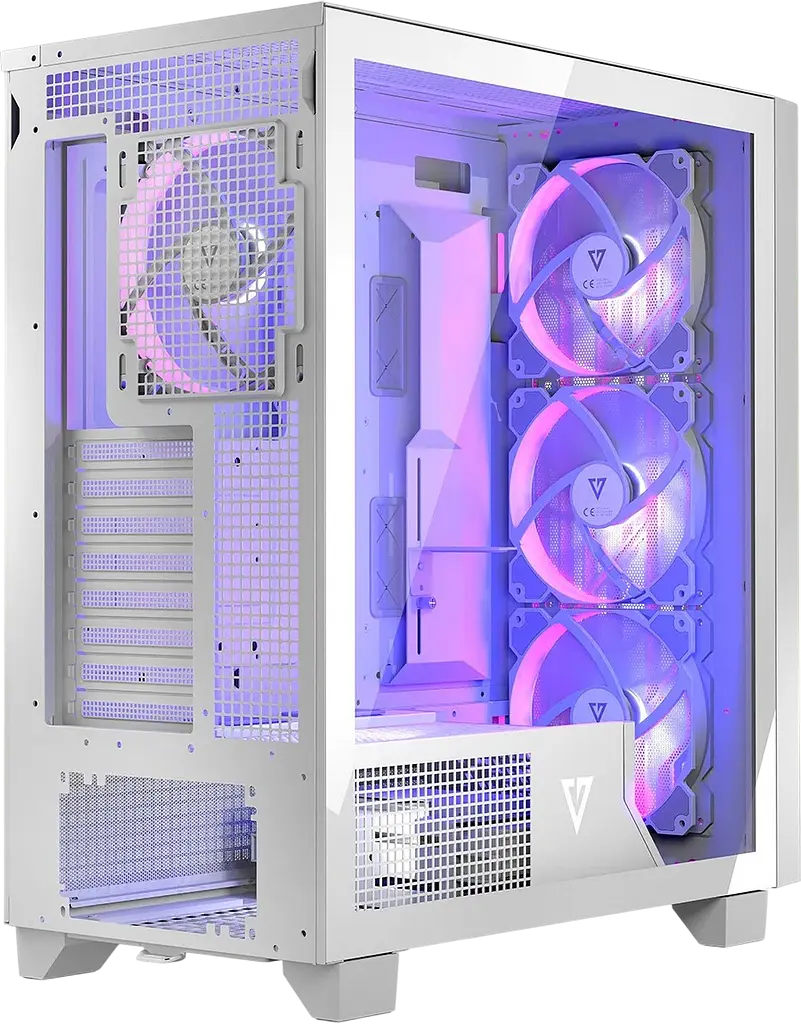 Корпус Modecom VOLCANO PERUN APEX ARGB MIDI White (AT-PERUN-4F-ARGB-20-00000) - фото 4